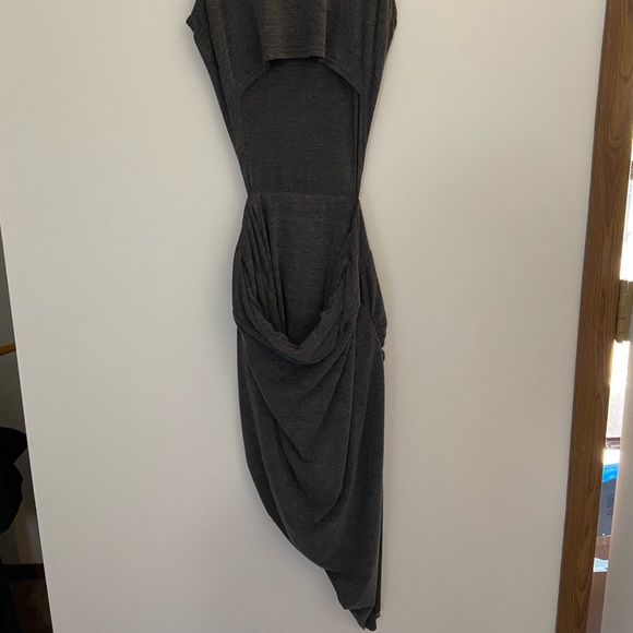 hommage grey cut out tank dress - Picture 2 of 3